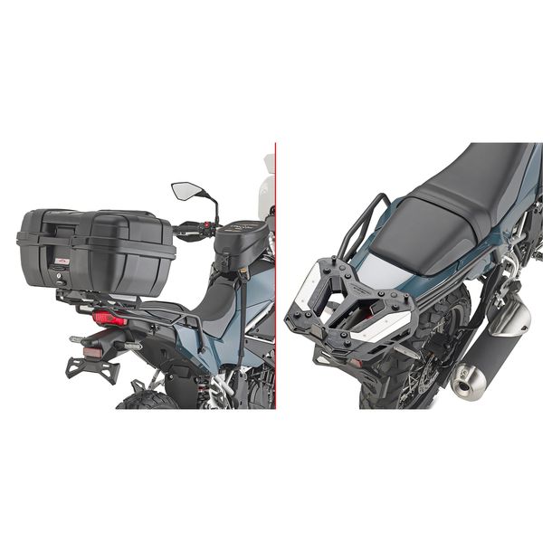 Topcase-Träger GiVi für Monokey® / Monolock® Koffer ohne Platte für Kawasaki KLE500 Bj. 2026, KLE500 SE Bj. 2026