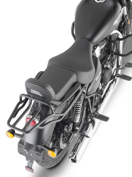 Topcase-Träger GiVi für Monolock® Koffer schwarz Max Zuladung 3 kg für Royal Enfield Meteor 350 Bj. 2021-2026