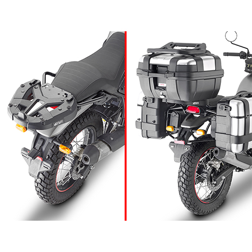 Topcase-Träger GiVi für Monokey® / Monolock® Koffer Max Zuladung 10 kg / 3 kg für Royal Enfield Scram 411 Bj. 2022-2024
