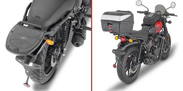 Topcase-Träger GiVi für Monolock® Koffer für Royal Enfield Hntr 350 Bj. 2022-2026