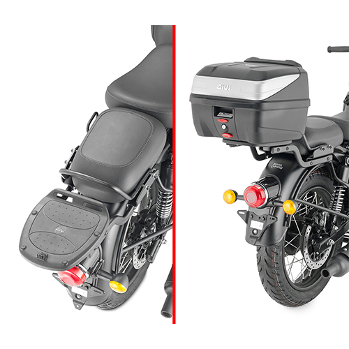 Topcase-Träger GiVi für Monolock® Koffer ohne Platte für Royal Enfield Classic 350 Bj. 2022-2026