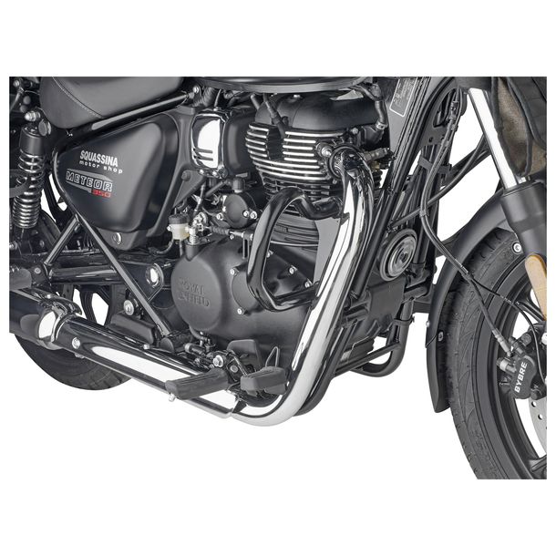 Sturzbügel GiVi schwarz für Royal Enfield Meteor 350 Bj. 2021-2026
