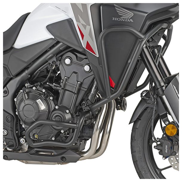 Sturzbügel GiVi schwarz oben für Sturzbügel TN1203 für Honda NX 500 Bj. 2024-2025, NX 500 E-Clutch Bj. 2026