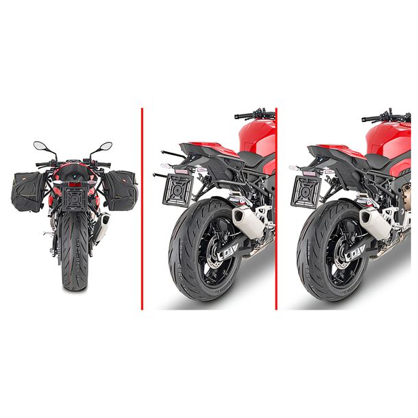 Abstandshalter GiVi Schnellverschluss Remove-X für weiche Seitentaschen für BMW S1000R Bj. 2021-2025