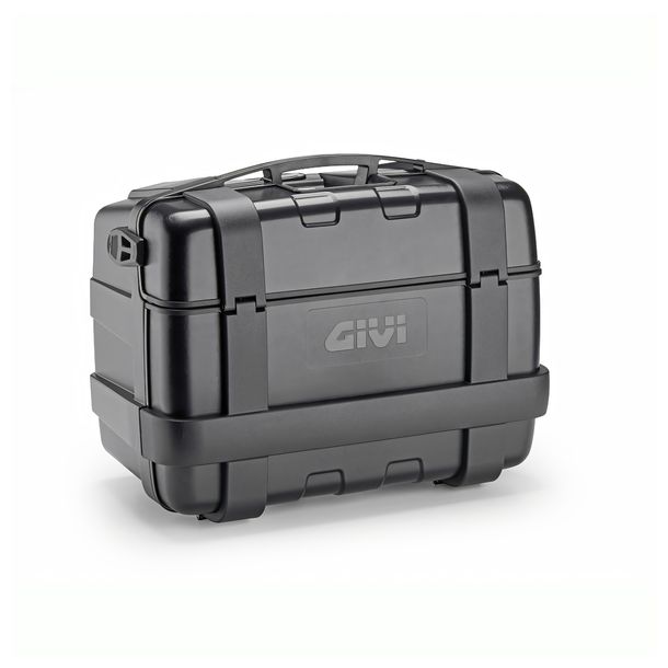Topcase / Seitenkoffer GiVi Trekker Lite 46 Monokey® Technopolymer schwarz mit Kunststoff Cover 46 Liter 411x526x310mm Max Zuladung 10 kg