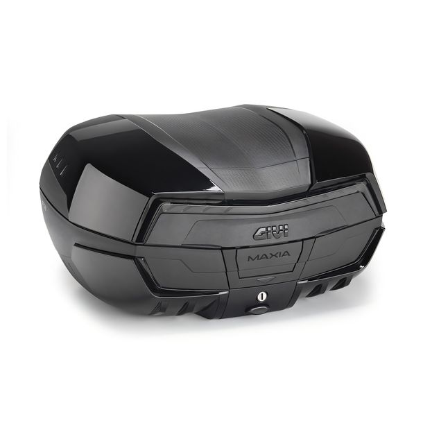 Topcase GiVi Maxia 5 V58 Total Black Monokey® schwarz mit getöntem Reflektor und 4 schwarzen Covers 58 Liter 321x598x494mm Max Zuladung 10 kg