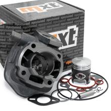 Zylinder MXT Standard 50ccm LC 10mm komplett mit Kolben Dichtsatz für Minarelli liegend LC / Yamaha, MBK, Aprilia, Malaguti, Beta, KTM, Italjet, Benelli, Adly