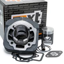 Cilindro MXT Standard 50ccm ad aria 4-lati completo di pistone e kit guarnizioni per Piaggio AC / Vespa, Aprilia, Gilera, Derbi, Italjet