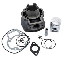 Cilinder MXT Standard 50ccm LC Vierkant compleet met zuiger en afdichtingsset voor Piaggio LC
