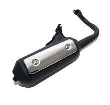 Sistema de Escape MXT Standard com Proteção Térmica, cromado para Piaggio AC / LC