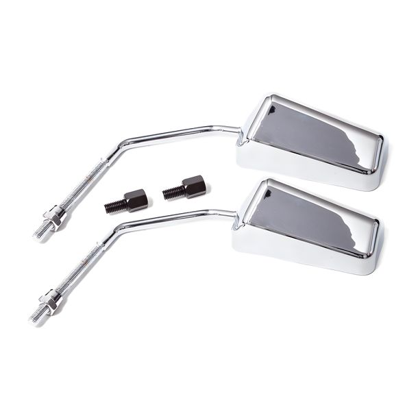 Spiegelset MXT F1 Spiegel M8 universeel, Chrome-look, 2 stuks