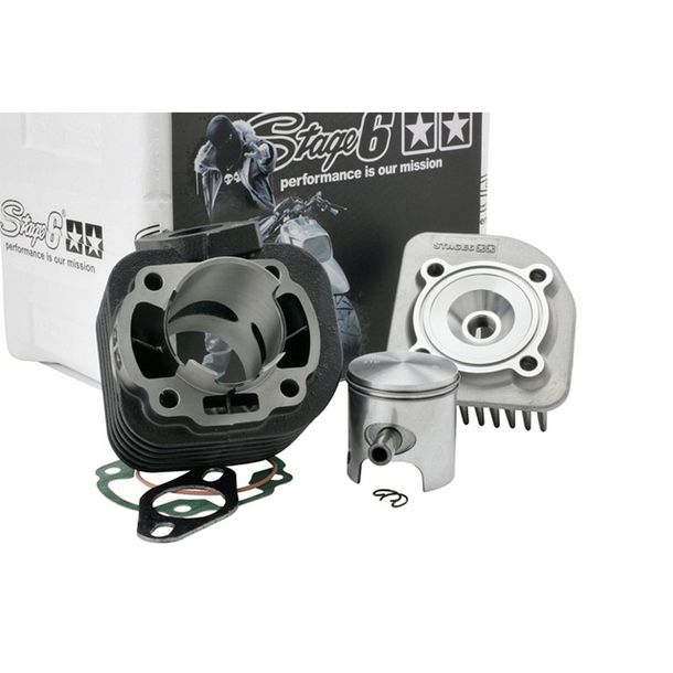 Zylinderkit Stage6 STREETRACE 70ccm, Guss, d=47mm für Minarelli AC