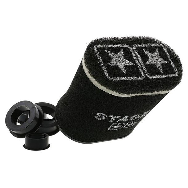 Závodní vzduchový filtr Stage6 Double-Layer VELKÝ, AirBox černý, 28mm + 35mm + 42mm + 45mm + 49mm + 55mm přípojka