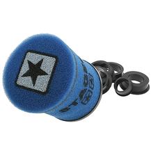 Racingluftfilter Stage6 Double-Layer KLEIN, AirBox, blau, 28mm + 35mm + 42mm + 45mm + 49mm + 55mm Anschluss