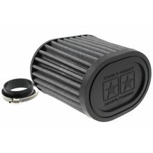 Racingluftfilter Stage6 Drag-Race, Airbox weiß , 44mm + 49 mm Anschluss