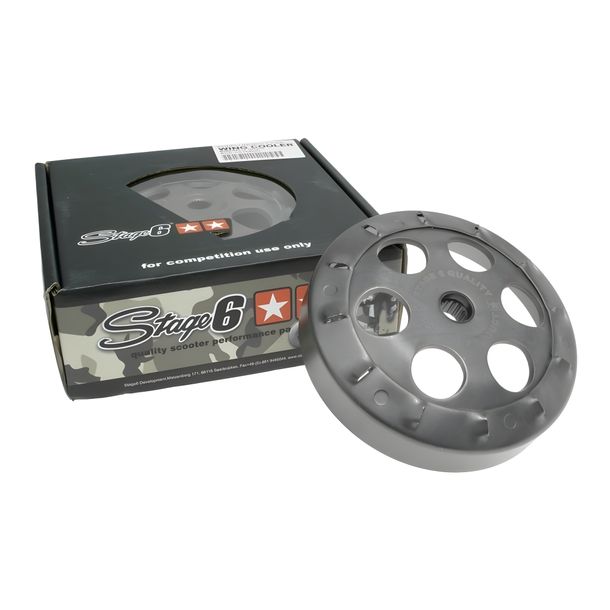 Kupplungsglocke Stage6 WingCooler, verstärkter Korb / Kühlschaufeln für Minarelli, d=107mm