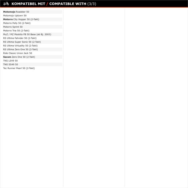 Membranblock Stage6 VFORCE3 by Moto Tassinari Minarelli liegend Aprilia Suzuki – Bild 6