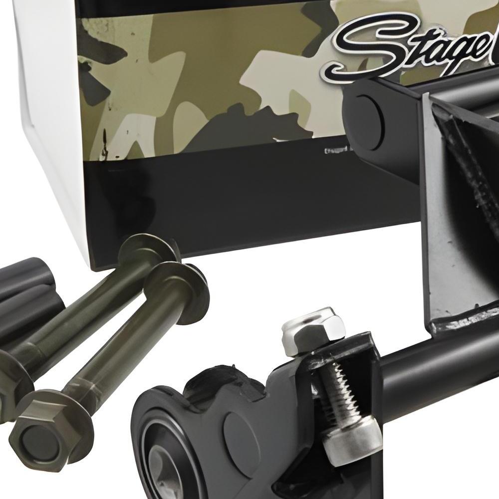 Subframe Stage6 MKII for MBK Nitro Yamaha Aerox, black Heavy