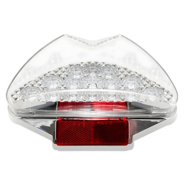 Rücklicht MXT LED Japan-Style mit Kennzeichenbeleuchtung für MBK Nitro / Yamaha Aerox / Italjet Dragster / CPI Hussar