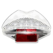 Feu arrière MXT LED Style Japonais avec éclairage de plaque d'immatriculation pour MBK Nitro / Yamaha Aerox / Italjet Dragster / CPI Hussar