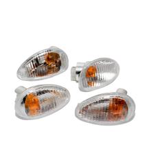 Conjunto de Lentes de Pisca para Piaggio Vespa Et2, Et4, 4 peças, branco, original para Piaggio