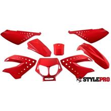 Verkleidungsset für Derbi Senda, SX50 RCR SMT, rot