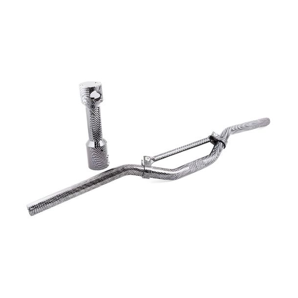 Downhilllenker MXT Lenker mit Aufnahme, Carbon-Optik für Yamaha / MBK / Keeway / Generic