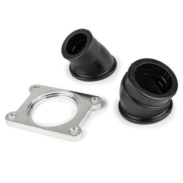 Ansaugstutzen Motoforce RACING, inkl. 2 Adapter (Anschlussweite 24mm + 32mm) für Derbi Senda
