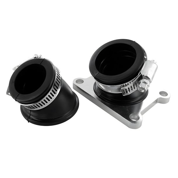 Ansaugstutzen Motoforce RACING, inkl. 2 Adapter (Anschlussweite 24mm + 32mm) für Derbi Senda
