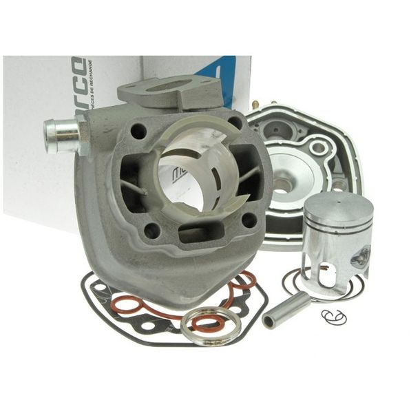 50cc alluminio cilindro Motoforce per Minarelli LC orizzontale, perno 10 millimetri pistone