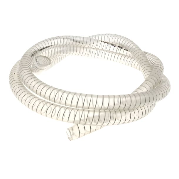 Kühlwasserschlauch Motoforce transparent mit Stahlspirale D: 12x18mm, 1 Meter für Piaggio-Motor