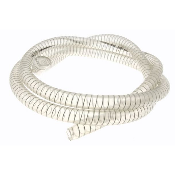 tubo di raffreddamento Motoforce trasparente con serpentina in acciaio d= 12x18mm 1 metro per motore Piaggio