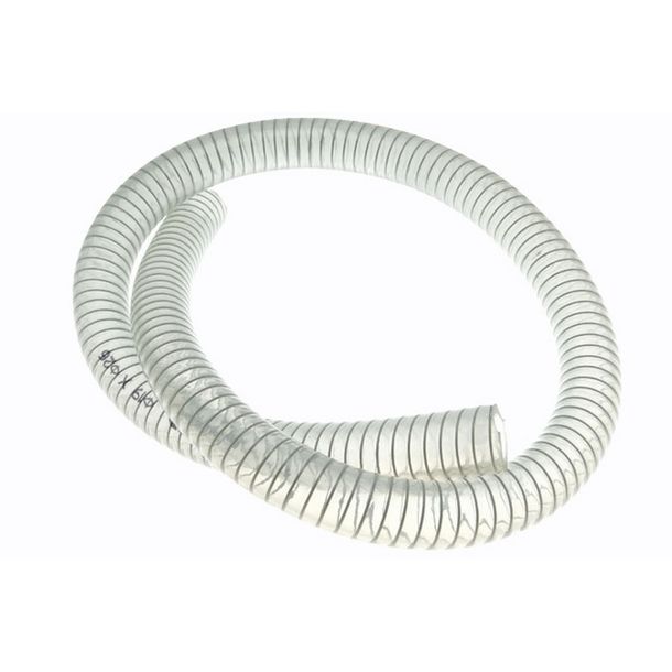 Kühlwasserschlauch transparent mit Stahlspirale 19x26mm, 1 Meter für Peugeot stehend / liegend