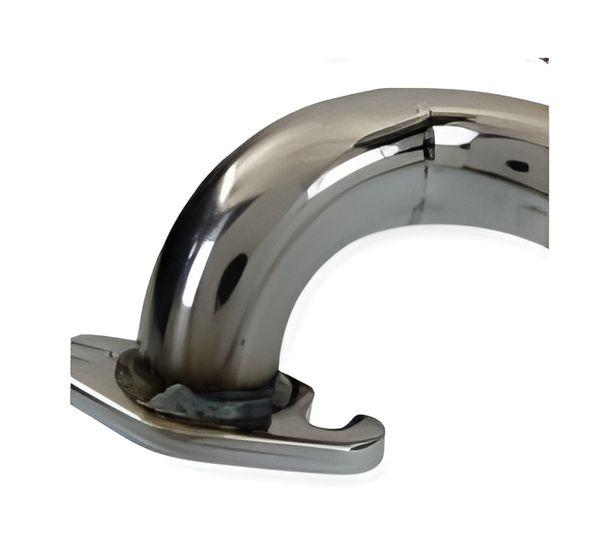 Exhaust Motoforce, dethrottled for CPI 2, for the conversion of moped on 45er version, stainless steel