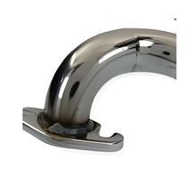 Coletor de Escape Motoforce, destravado para CPI 2, para conversão de ciclomotor para versão 45cc, aço inoxidável