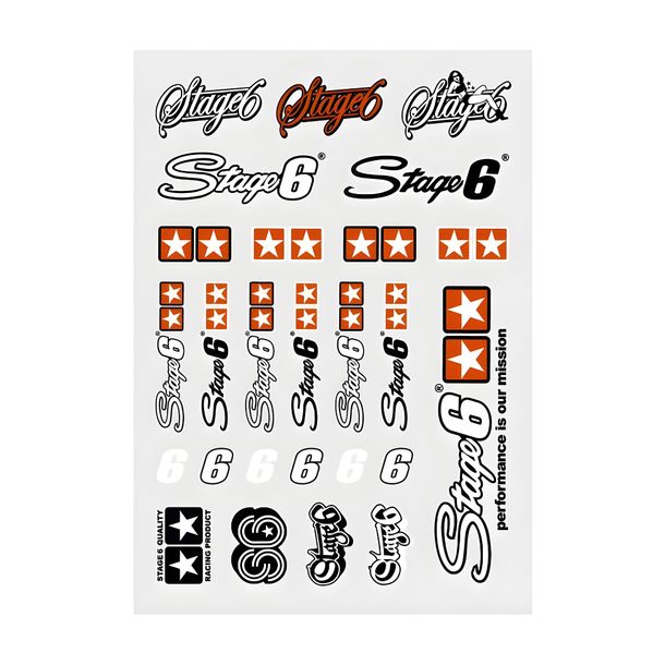 Set di adesivi Stage6 formato DIN-A4