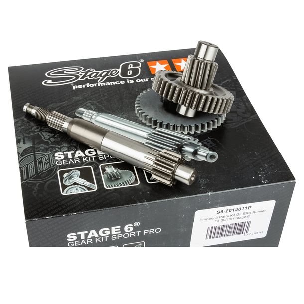 primaire d'engrenages de transmission stockée, Stage6 pour Piaggio Bj. 08/1998, 17,7mm, 13/39 (3,00),
