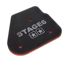 Luftfiltereinsatz Stage6 Double-Layer für Minarelli liegend (MBK Nitro / Yamaha Aerox)