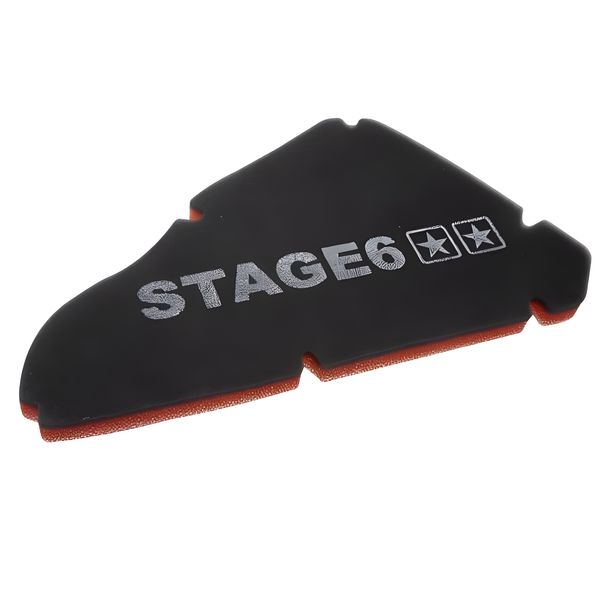Filtr powietrza Stage6 Double Layer dla Piaggio długi (dla Piaggio wtryskiwaczy; Purejet)
