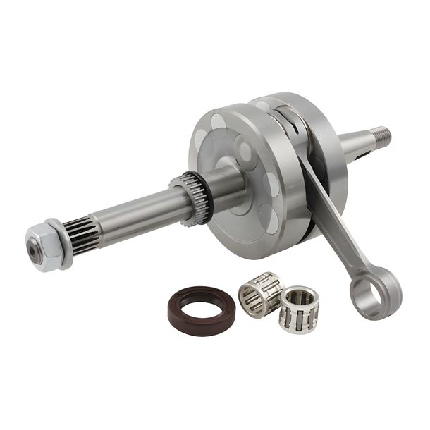 Albero motore Stage6 R / T, 44 millimetri ictus, 85 millimetri biella, inkl.Lager 12mm e 13 millimetri spinotto, Piaggio