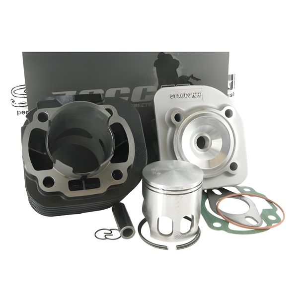 Stage6 STREETRACE 70ccm cilinderkit, gietijzer, d=47 mm voor CPI AC (12 mm)