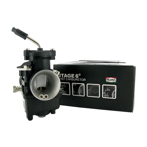 Vergaser Stage6 R / T, Dellorto VHST, 28mm, HD:122, ND:S45, Nadel:D54, Schieber:45, Mischrohr: AQ266