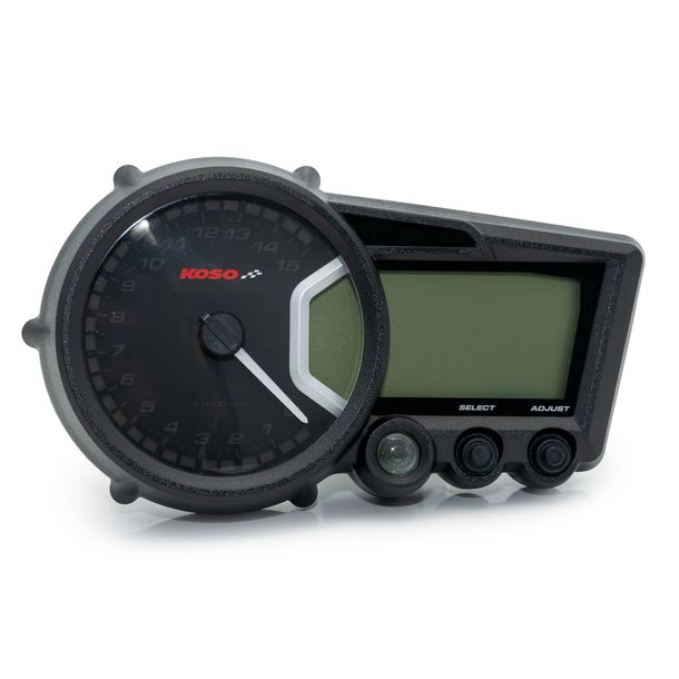 Tacho Koso digital cockpit rx2 universal for motorcycle, quad, ATV