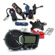 KOSO Digital Cockpit RX2 GP Style toerenteller met ABE, veelkleurig display, universeel voor Baja Retro RT, Baotian BT49QT-6A4 Benelli K2 jaar 01-2010