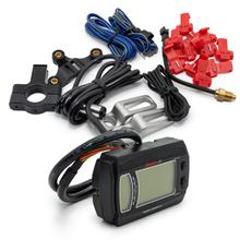 Tacho KOSO Digital Multimeter XR-SRN, universal, SPEED / RPM / TEMP / TRIP, blau beleuchtet, für 2T & 4T mit ABE für Baja Retro RT, Baotian BT49QT-6A4 Bj. 01 - 2010