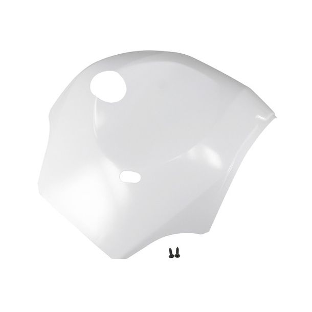 Passage au-dessus de BCD arrière pour MBK Booster NG / Yamaha BW NG (ab Bj. 1999), blanc (Réf. PDR01301)
