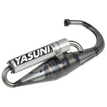 Auspuffanlage Yasuni Scooter Z mit Zulassung, Aluminium für Minarelli stehend, Yamaha BWS NG, MBK Booster Aprilia SR AC Rocket Bump Slider Stunt Spy Amico Spirit Itteco