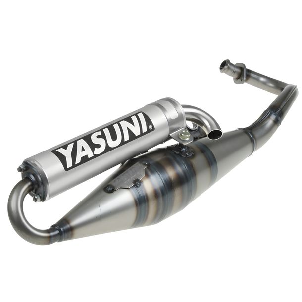 Auspuffanlage Yasuni Scooter Z mit Zulassung, Aluminium für Piaggio, Piaggio Typhoon, Gilera Runner Aprilia SR R LC Street NRG Power AC SP Extreme Zip SSL 25 2 Sfera