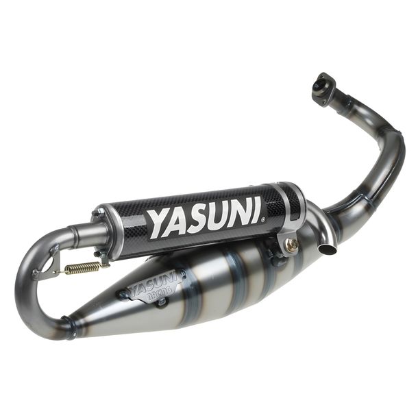 Auspuffanlage Yasuni Scooter R mit Zulassung, Carbon für Piaggio Typhoon, Gilera Runner Aprilia SR R LC Street NRG Power AC SP Extreme Zip SSL 25 2 Sfera Restyling