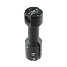 Morsetto manubrio STR8 per MBK Booster / Yamaha BWs, aspetto carbonio reale